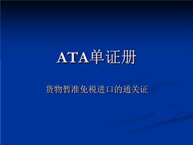 ATA单证册
