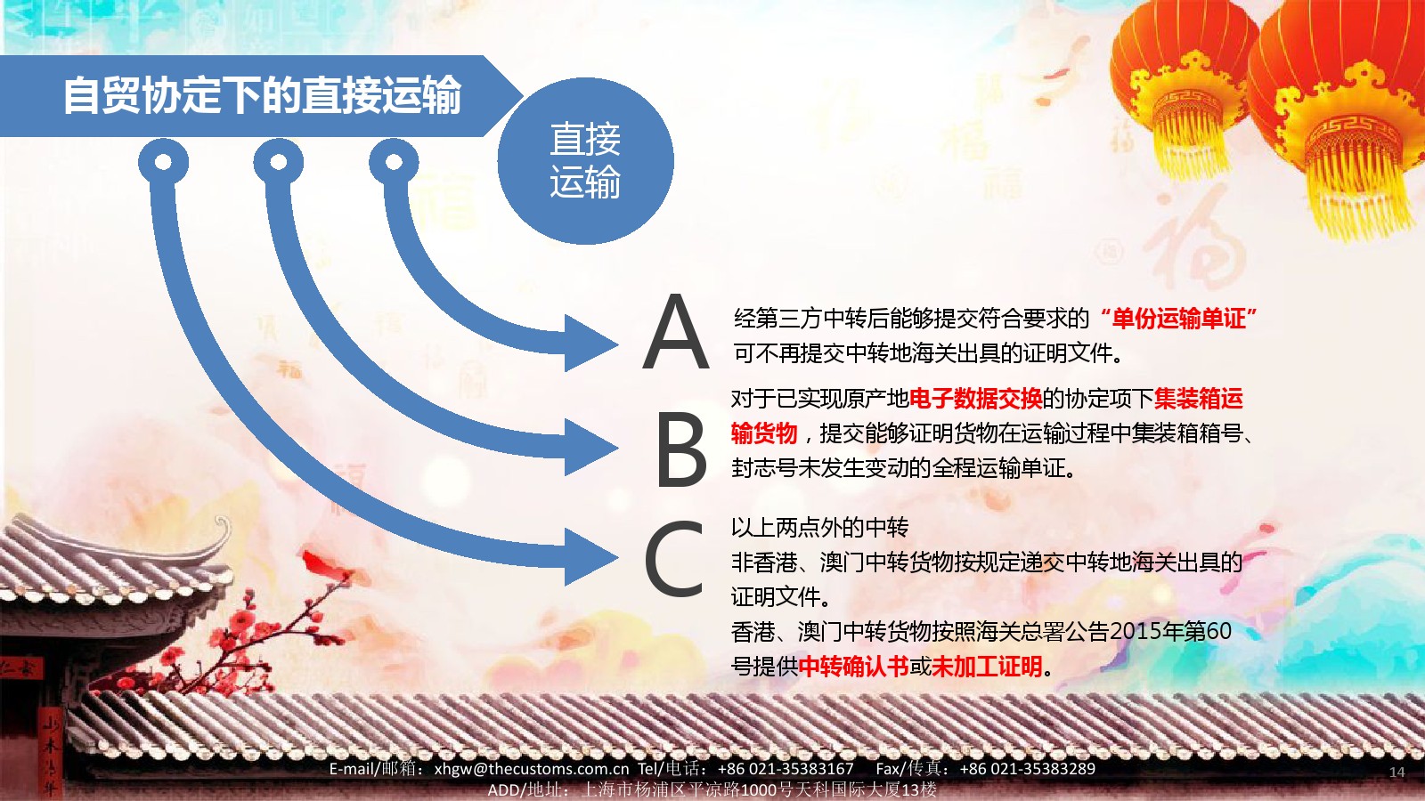 直接运输
